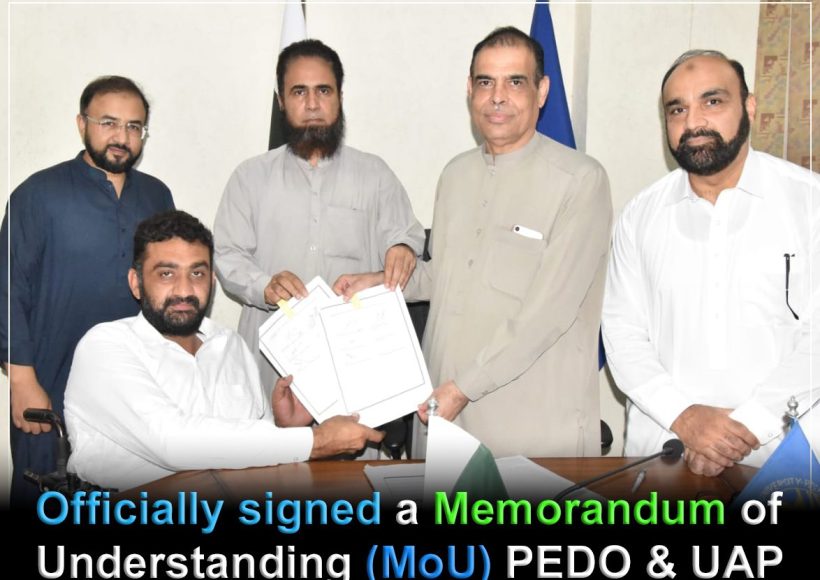 Officially signed a Memorandum of Understanding (MoU) PEDO & UAP