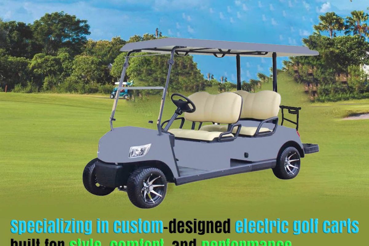 Specializing in custom-designed electric golf carts built for style,