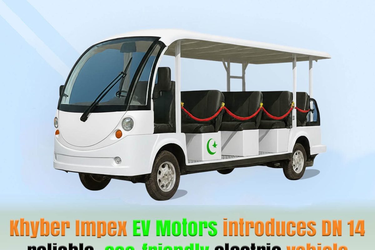 White reliable, eco-friendly electric vehicle DN14